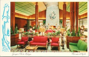 Jasper Park Lodge Jasper Alberta AB JPL Unused Rowed & O'Neill Postcard F23