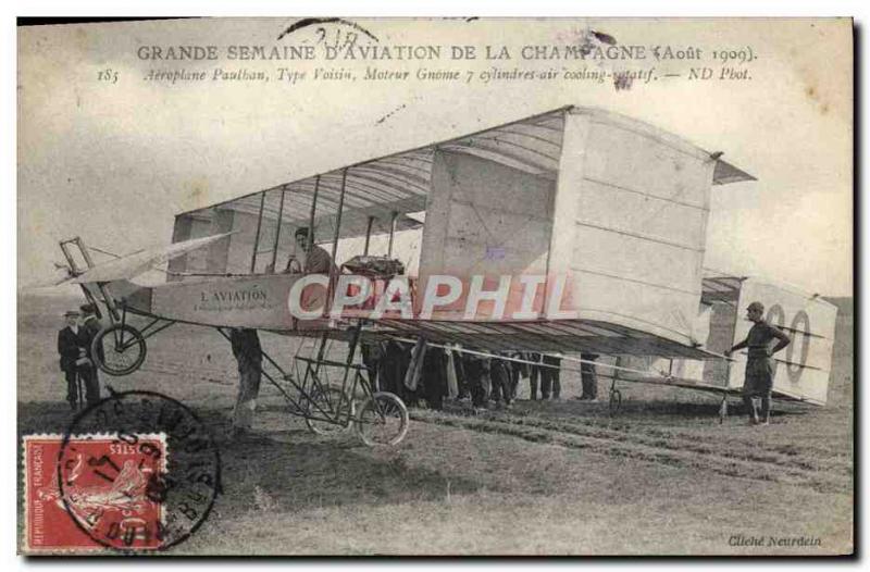 Old Postcard Jet Aviation Great week of & # 39aviation Champagne August 1909 ...