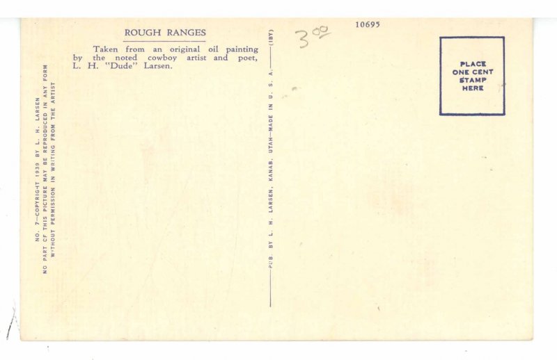 Rough Ranges   Artist: L.H. Dude Larsen