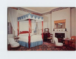 Postcard Bed Room, Owens-Thomas, House, Savannah, Georgia