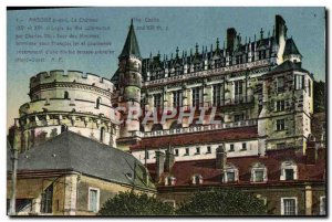 Old Postcard From Amboise and Le Chateau