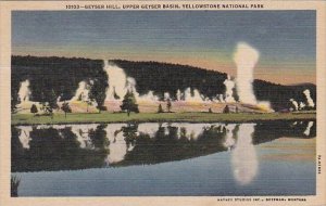 Wyoming Yellowstone National Park Geyser Hill Upper Geyser Basin 1956