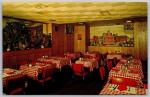 Vtg Boston Massachusetts MA Jennie's Restaurant Italian Food 1960s View Postcard