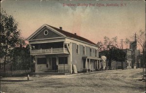 Monticello NY New York Broadway & Post Office c1910 Postcard