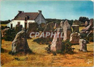 Modern Postcard The Rosters Erdeven Brittany Region in Carnac
