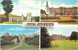 Postcard Modern Residences Royal Balmoral Castle Buckingham Palace Windsor Ca...