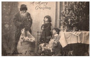 Christmas , Santa, Toy bag, Children