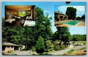 Fairyland Courts  Lookout Mountain  Tennessee   Postcard  1961