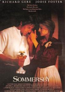 Sommersby, Richard Gear, Jodie Foster Movie Poster  