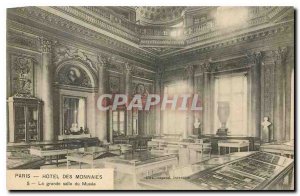 Old Postcard Paris Hotel Mint The Great Hall of the Museum