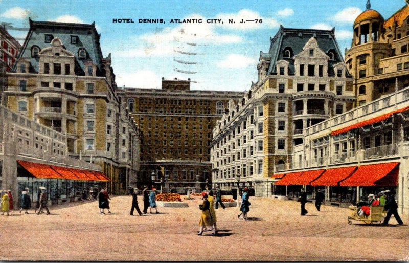 New Jersey Atlantic City Hotel Dennis 1945