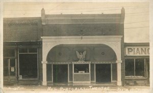 Postcard RPPC Iowa Missouri Valley Photoplay Theater occupation 23-11460