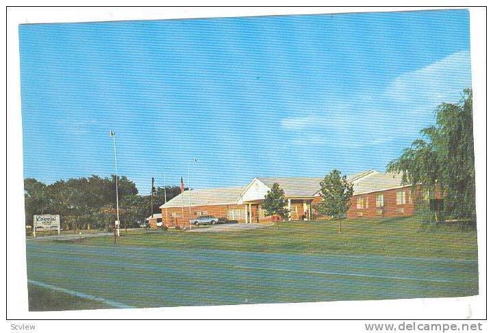 Exterior, Colonial Home, Bartlesville, Oklahoma,   40-60s