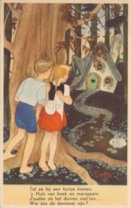 Willy Schermele Hansel and Gretel Vintage Postcard 06.34