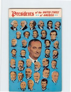 Postcard Presidents of the United States of America