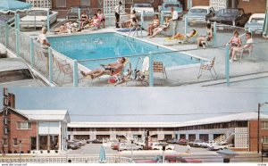 VIRGINIA BEACH, Virginia, 1950-1960's; Colonial Inn Motel, Swimming Pool