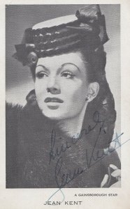 Jean Kent Vintage 1950s Printed Signed But Hand Appearance Photo