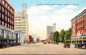 Mississippi Jackson Capitol Street Looking West