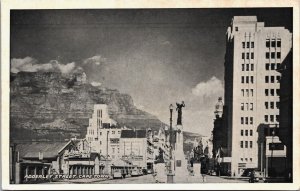 South Africa Adderley Street Cape Town Vintage Postcard C038