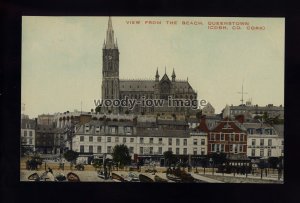 TQ3846 - Ireland - Early view of Queenstown from the beach, Co. Cork - postcard