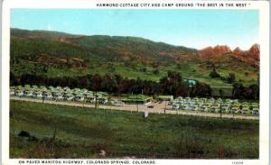 COLORADO SPRINGS, CO   Hammond  COTTAGE CITY   c1930s    Roadside   Postcard