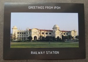 [AG] P50 Malaysia Ipoh Railway Station Architecture Train (postcard) *New