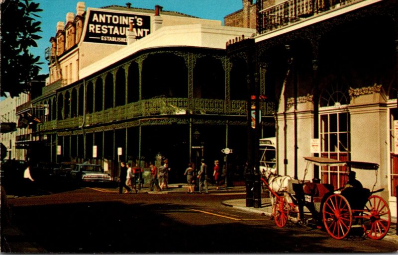 Louisiana New Orleans Antoine's Restaurant St Louis Street United