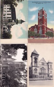 Minnesota Rochester Methodist Church RPPC 4x Old Postcard s