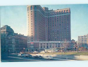 Unused 1950's OLD CARS AT SHERIDAN BILTMORE HOTEL Providence RI c0941