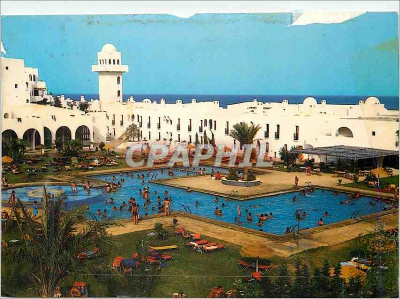 Postcard Modern Pueblo Indalo Mojacar (Almeria) Piscina