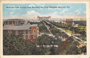 Bird's Eye View of Ocean Boulevard and Hotel Clarendon  Seabreeze FL