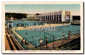 Toulouse - Parc Municipal des Sports - Pool - Swimming Pool - Old Postcard