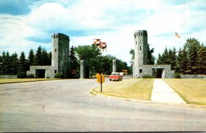 Minnesota Little Falls Entrance To Camp Ripley 1955