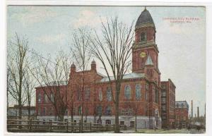 Lewiston City Hall Lewiston Maine 1916 postcard