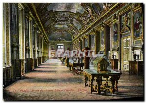 Old Postcard Paris Louvre Museum Gallery & # 39Apollon