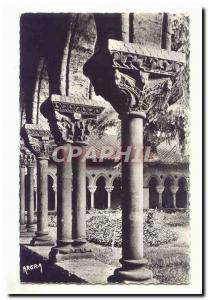 Moissac Abbey Modern Postcard Detail of the capitals of the cloister (2nd)