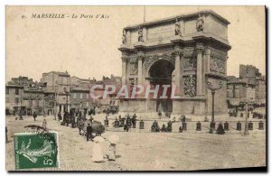 Old Postcard Marseille La Porte d & # 39aix