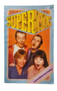 Laverne And Shirley TV Show Super Mag Magazine 1979 Retro With Cast Mini Poster