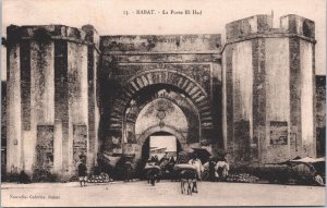 Morocco Rabat La Porte EL Had  Vintage Postcard 03.83