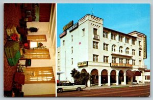 Santa Barbara  California  Hotel Californian     Postcard