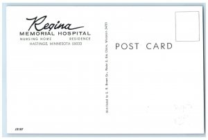 1960 Regina Memorial Hospital Nursing Home Residence Hastings Minnesota Postcard