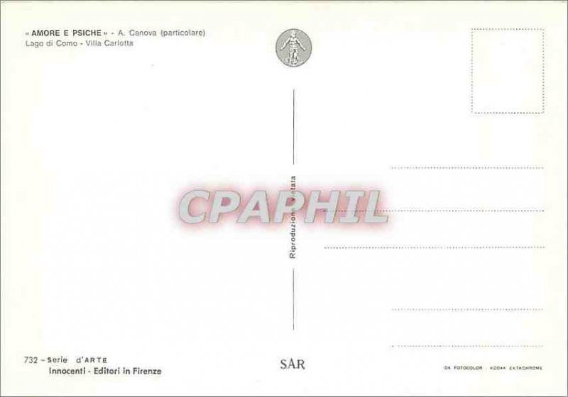 Postcard Modern Amore e Psyche - Canova A Sculpture