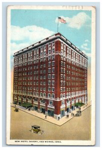 c1920 New Hotel Saver, Des Moines, Iowa. F76E