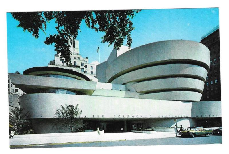 Guggenheim Museum New York NY Frank Lloyd Wright Postcard