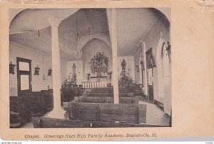BEAVERVILLE , Illinois, 1900-1910s ; Chapel, Holy Family Academy