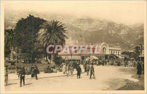 Old Postcard Monte Carlo Principality of Monaco Le Cafe de Paris