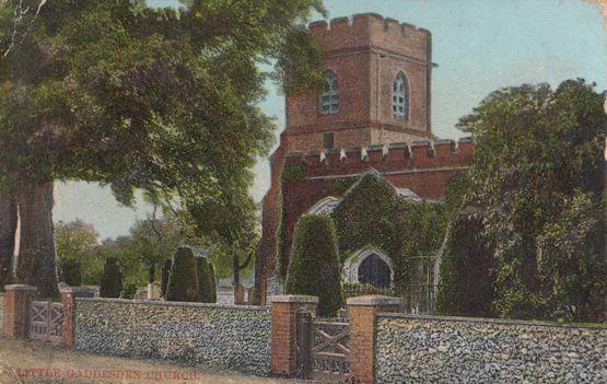 Little Gaddesden Church Antique Postcard