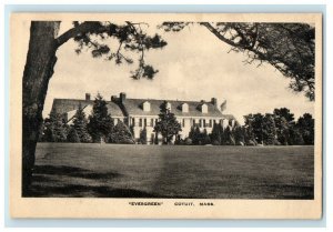 c1920's Evergreen The Pines Cotuit Cape Cod Massachusetts Unposted Postcard 