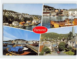 Postcard Farsund Norway