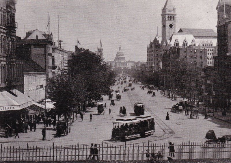 Washington D C The Capitol and Pennsylvania Avenue Circa 1897